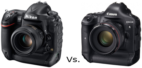 Canon EOS 1Dx vs. Nikon D4 