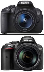 Обзор Nikon D5300 и Canon EOS 700D
